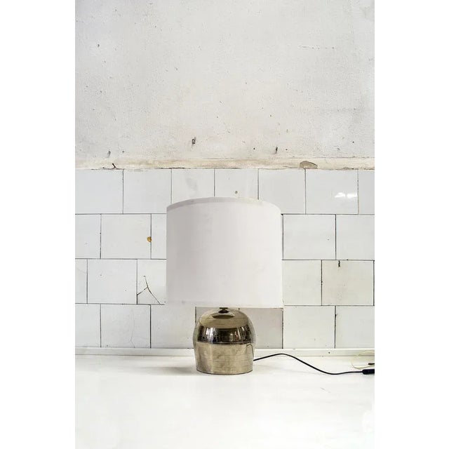 Metal Metal Table Lamp, Italy, 1970s For Sale - Image 7 of 7