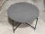 Concrete Top Round Outdoor Table For Sale - Image 10 of 11