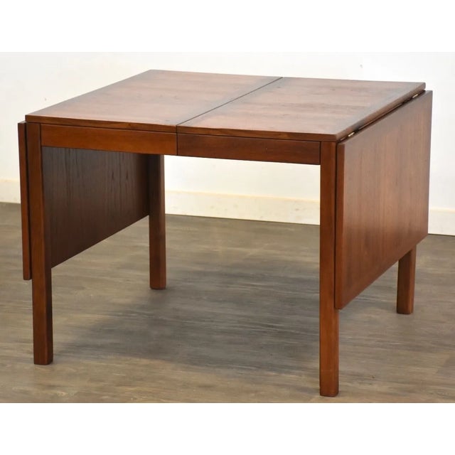 1960s Refinished Danish Modern Dining Table For Sale - Image 10 of 10