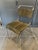 Vintage Chrome and Khaki Green Scoubidou Spaghetti Chair, 1960s For Sale - Image 13 of 18
