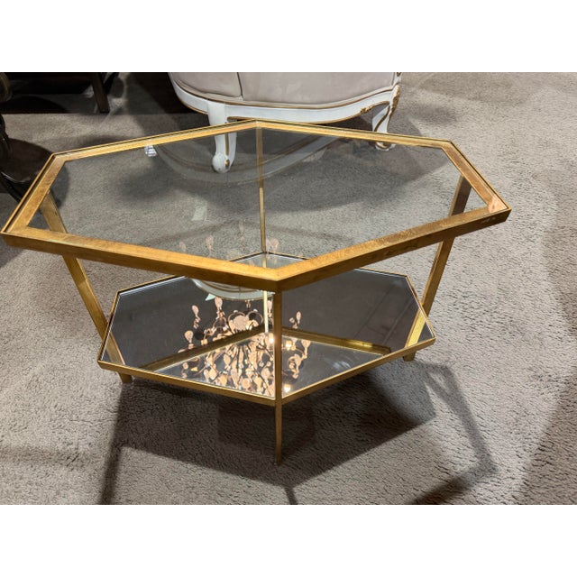 Global Views Hexagonal Side Table - Set of Two For Sale In Las Vegas - Image 6 of 7