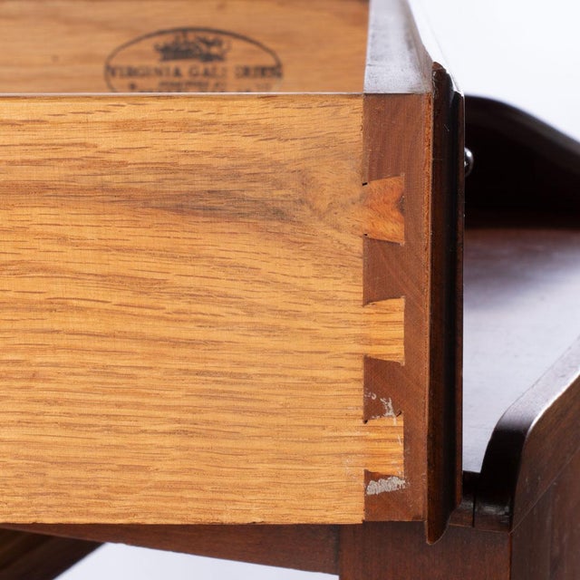 Mid 20th Century Pair of Henkel Harris Cherry Nightstands For Sale - Image 11 of 17
