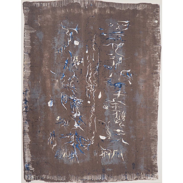 Zao Wou-Ki, L'écriture plastique, Lithograph For Sale