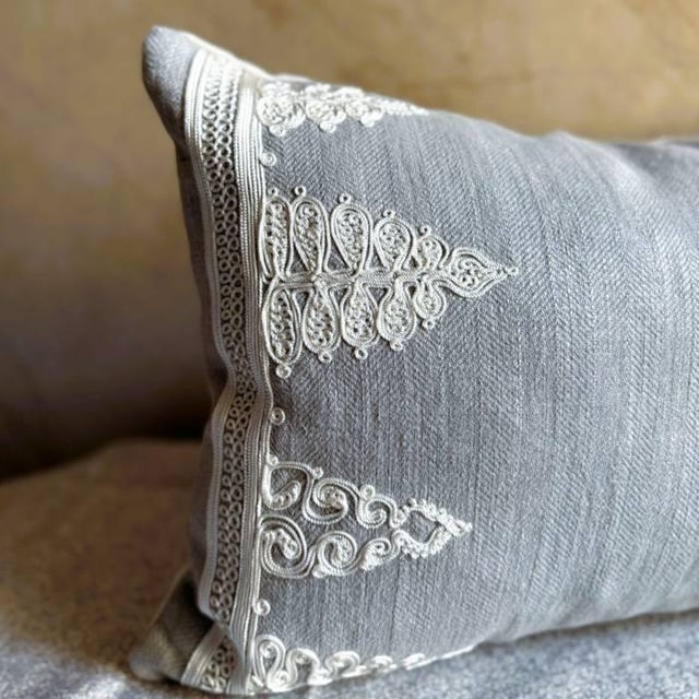 Kimbal Cushion by Sohil Design For Sale - Image 6 of 7