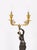 Antique French Bronze and Ormolu Two Light Candelabra, Set of 2 For Sale - Image 16 of 18