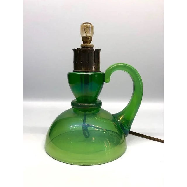 Barovier & Toso 1940s Blown Glass Table Lamp For Sale In New York - Image 6 of 9