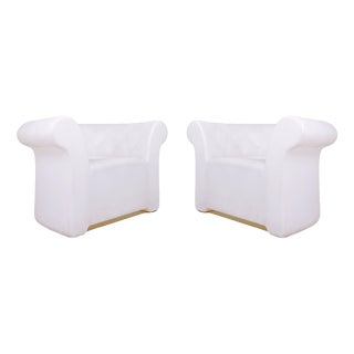 Set of Outdoor/Indoor Serralunga Sirchester Chairs with Light For Sale
