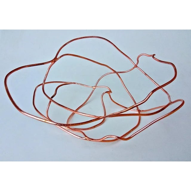 Handmade nest steel sculpture by Le Meduse Unique piece Dimensions: W 50, D 40, H 25 cm Materials: Copper. Each model is...