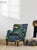Vintage Lounge Chair in Print by Gocken Jobs, 1950s For Sale - Image 4 of 5