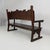Italian Antique Wooden Bench, 1820s For Sale - Image 4 of 18