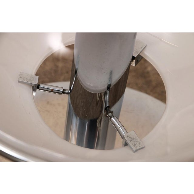 Italian Table Lamp in Chrome with Glass, 1960s For Sale - Image 6 of 16