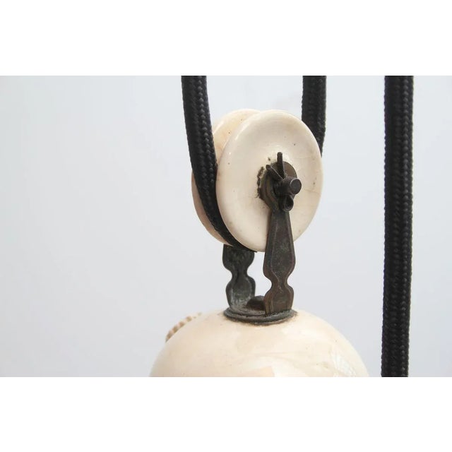 Art Nouveau Pendant Lamp from Holophane, 1920s For Sale - Image 6 of 15
