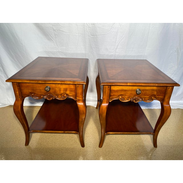 Vintage Drexel Heritage French Style End Tables a Pair Chairish