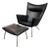 Hans Wegner for Carl Hansen & Son Thor Lounge Chair + Ottoman, Set For Sale