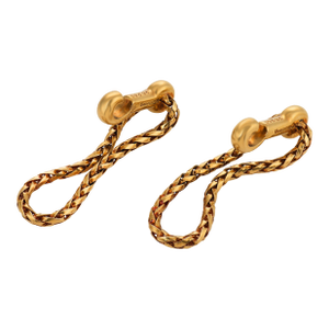 Boucheron Vintage 18k Yellow Gold Cufflinks, A Pair