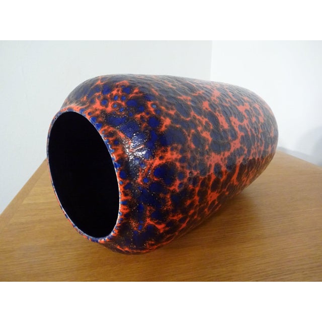 Large Pop Art Ceramic Vase from Scheurich, Germany, 1970s For Sale - Image 6 of 11