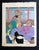 A Japanese Woodblock print by Paul Jacoulet (French, 1896-1960) entitled Une Histoire Tres Drole, Mongols (A Very Funny...