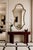 1970s LaBarge Attributed Sculptural Gilt Wood Shield Wall Mirror For Sale - Image 9 of 9