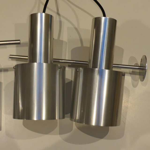 Aluminium Ceiling Light by Peter Nelsen, 1960s For Sale - Image 13 of 18