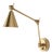Regina Andrew Sal Task Sconce in Natural Brass For Sale