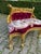 Late 20th French Louis XVI Gold Beech Red Velvet Settee For Sale - Image 11 of 14
