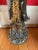 Quan Yin on Lotus Flower Caste Iron Gold Leafed Statue For Sale - Image 4 of 13