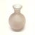 Late 20th Century Pastel Pink Delicate Frosted Glass Vase Curation - Group of 3 For Sale - Image 5 of 11