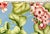 Green Discontinued Bloomcraft Floral Screen Print Fabric — 4 Yards in Sky Blue & Pink Geranium Pattern For Sale - Image 8 of 9