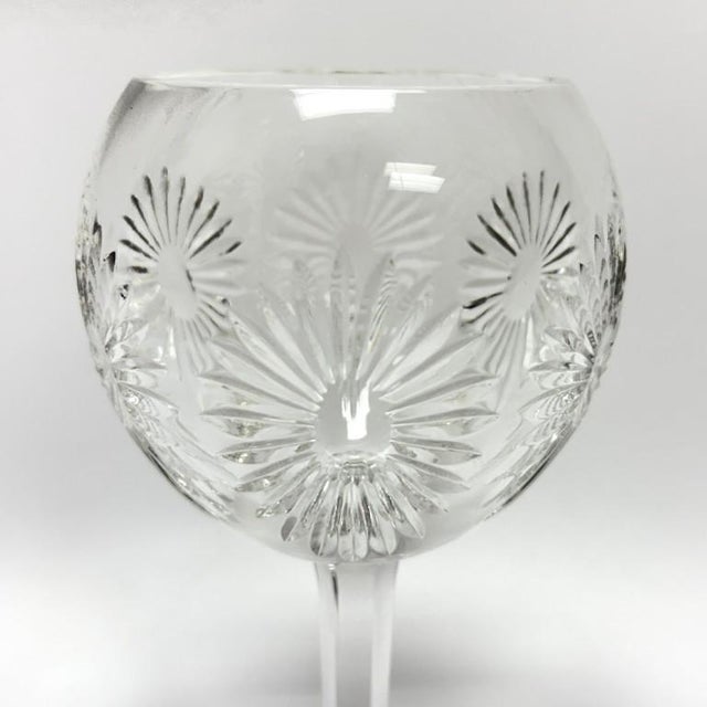 Art Deco Waterford Millennium Series (Health) Toasting Glasses - a Pair For Sale - Image 3 of 6