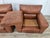 Osaka Brown Leather Armchairs by Moroso, 1980, Set of 2 For Sale - Image 16 of 18