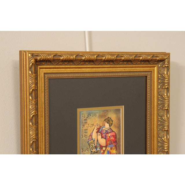 Dorit Levi (Israeli, B. 1952) 'Solo Saxophone' Signed and Numbered Serigraph For Sale - Image 12 of 12