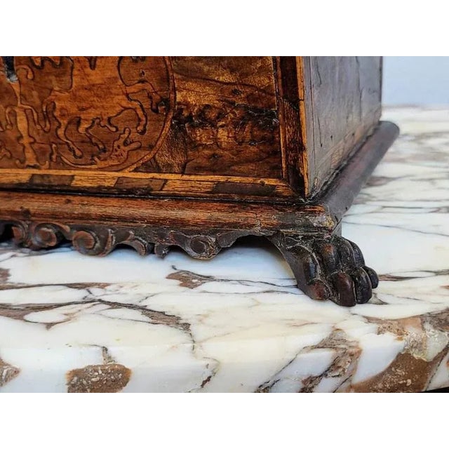 17th/18th Century Venetian Marquetry Table Box For Sale - Image 10 of 11