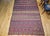 Moroccan Vintage Moroccan Tribal Kilim, Handwoven Wool, Stripe Geometric Pattern, Purple & Yellow, 6x10 For Sale - Image 3 of 17