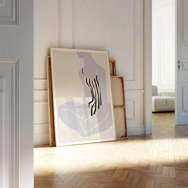 Contemporary Contemporary Female Silhouette Giclee Print For Sale - Image 3 of 6