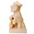 Ceramic Large Scale Vintage Monochrome Blush Pink Glazed Ceramic Foo Dogs - A Pair For Sale - Image 7 of 17