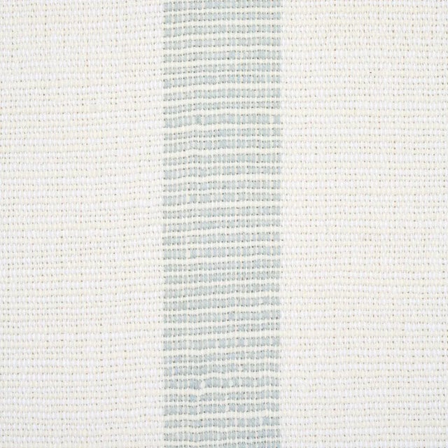 Contemporary Schumacher Ketley Performance Stripe Color Fabric in Sky For Sale - Image 3 of 4