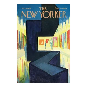 1968, New Yorker Magazine Cover, March 9 (Arthur Getz), Original Vintage Cover, Art Gallery, Art