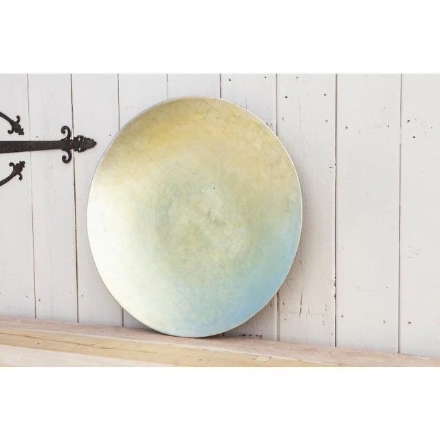 Large Vintage Asian Silver Leaf Bowl For Sale - Image 4 of 11