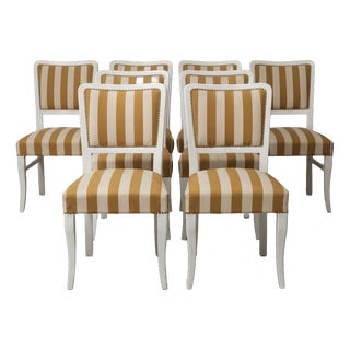 Vintage Dining Chairs, 1930s, Set of 8 For Sale