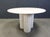 Italian Round Travertine Dining Table, 1970s, in Flawless conditions. Designed 1970 to 1979