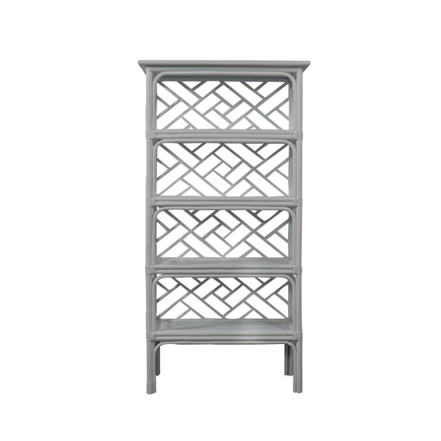 Chippendale Chippendale Etagere - Light Gray For Sale - Image 3 of 5