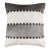 Luxury Striped Genuine Hair-on Cowhide Pillow 18x18 | Handmade For Sale