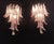 Mid-Century Italian Pink Wall Sconces, 1990s, Set of 3 For Sale - Image 9 of 16