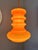 This orange glass lamp from the 1970s impresses with its captivating design and exceptional luminosity. The high-quality...