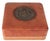 New York State Desk Organizer Paperweight Leather With Bronze Medallion C. 1930/40's For Sale - Image 10 of 11