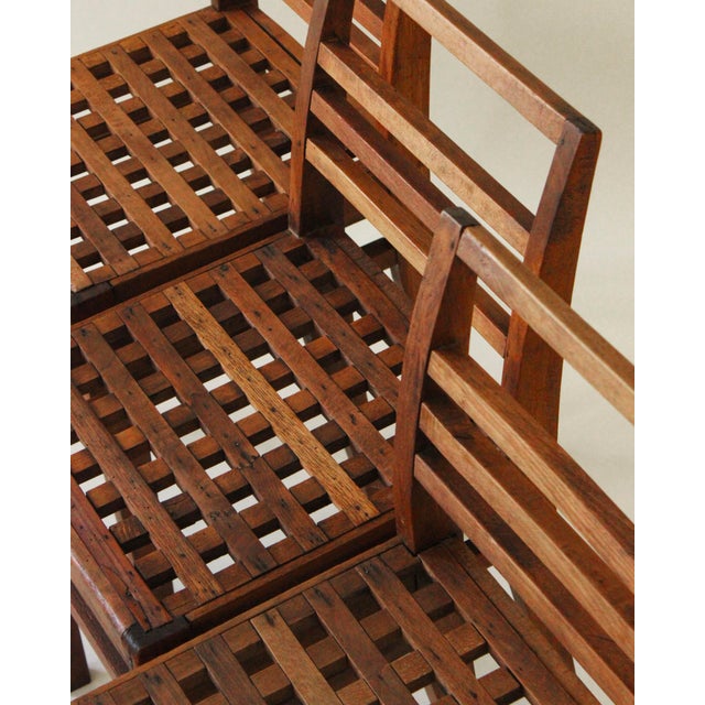 1940s Reconstruction 103 Chairs by René Gabriel, 1941, Set of 3 For Sale - Image 5 of 11