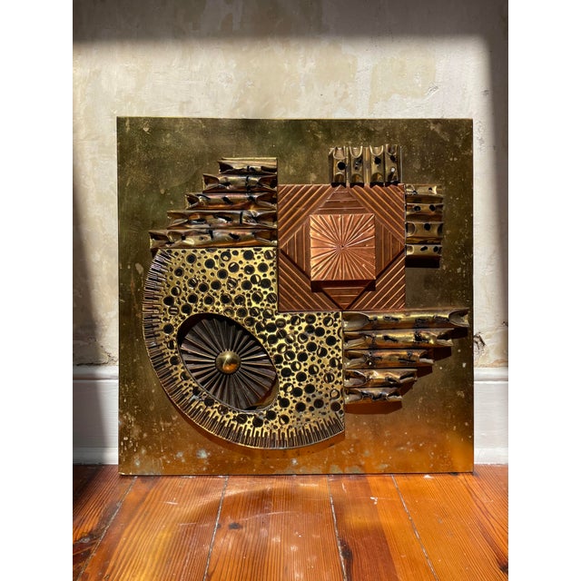 2個セットウォールアート 金属モダンアート Stephen Chun Stephen Chun Brutalist Abstract Metal Wall Sculpture MCM