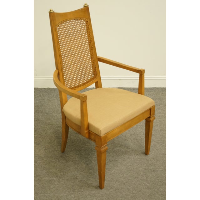 1960s Vintage Drexel Heritage San Remo Italian Provincial Cane Back