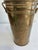Mid-Century Modern Vintage Embossed Grapevine Solid Brass Vase With Handles For Sale - Image 3 of 10