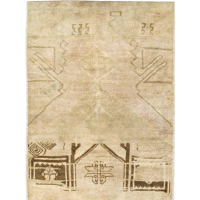 Rustic Galerie Shabab Collection Mid-20th Century Turkish Anatolian Runner For Sale - Image 3 of 10